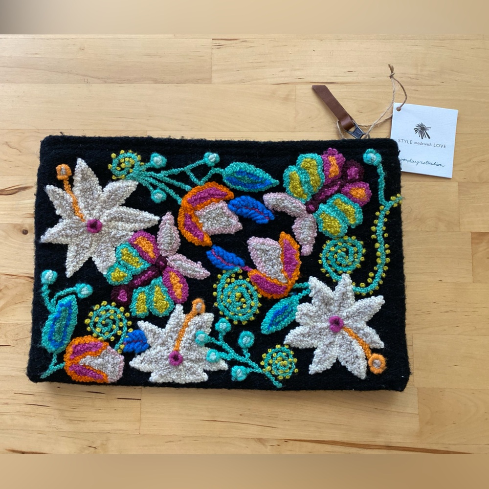 Noonday Collection wool clutch